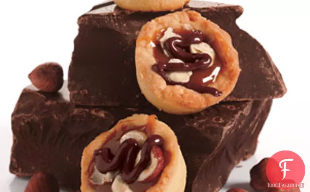 Caramelo-Avelã Mini Tortinhas