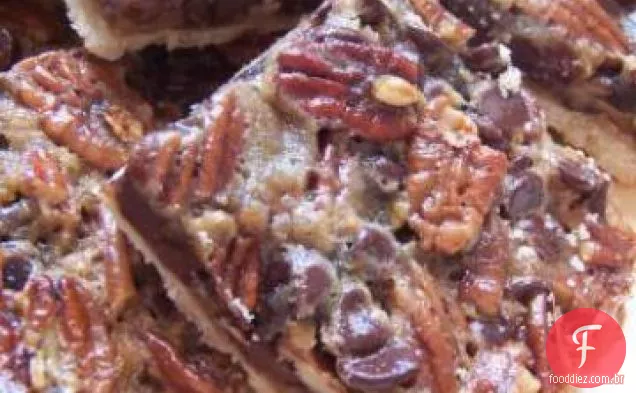 Chocolate Pecan Pie Bars