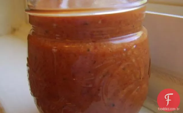 Vinagrete de pimenta vermelha assada de Sarasota