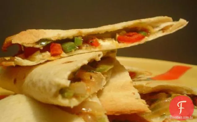 Quesadillas Cheias De Vegetais