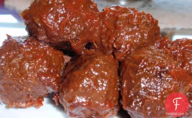 Almôndegas doces e azedas