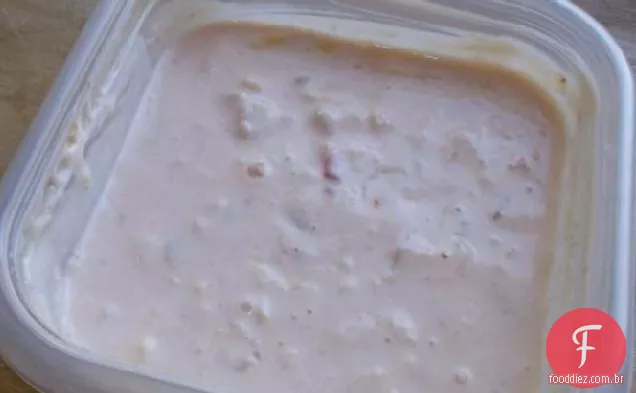 Bennigan's doce abacaxi pimenta creme molho