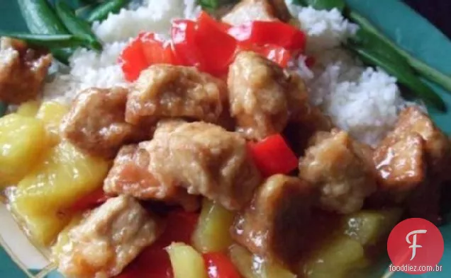 Livro de receitas da River Road carne de porco agridoce