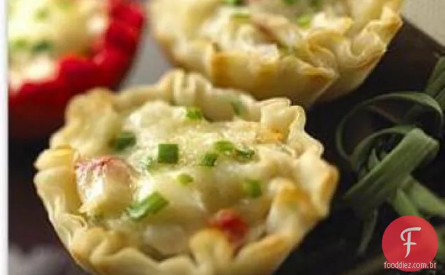 Aperitivos De Caranguejo Bebê Brie