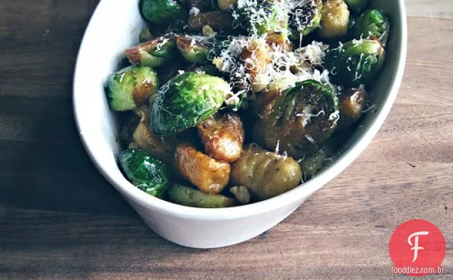 Nhoque De Batata Doce Com Couve De Bruxelas E Nozes