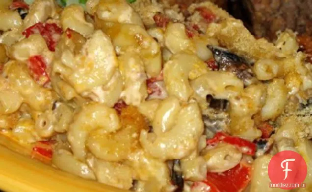 Caçarola De Macarrão Com Cogumelos