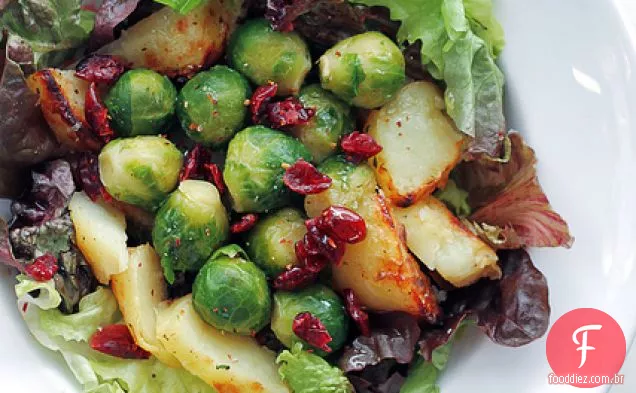 Couves De Bruxelas, Batatas E Cranberries