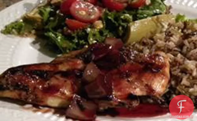 Frango Corado Com Romã