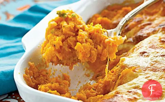 Batata Doce-Caçarola Jalapeño