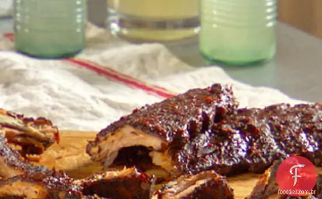 Costelas grelhadas do bebê de Richie
