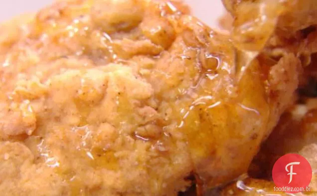 Frango frito com mel de Ancho