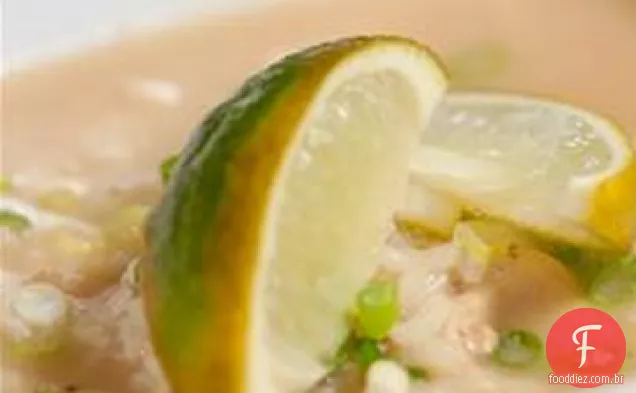 Frango Arroz Caldo (Mingau De Arroz De Frango)