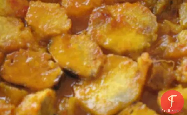 Batata-Doce Assada Picante Com Laranja E Mel
