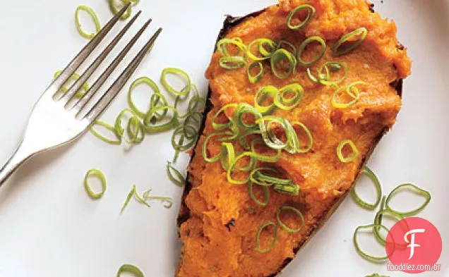 Batata-Doce assada duas vezes com Chipotle