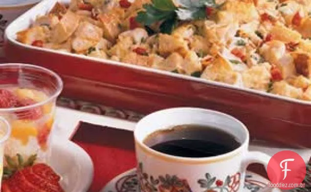 Caçarola de frango e biscoitos com creme de Potsie