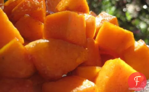 Batatas Doces Assadas Doces Picantes