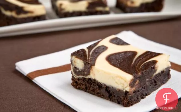 Mais Leve Cheesecake Brownies