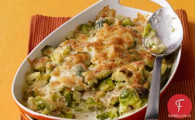 Couves De Bruxelas Gratinado