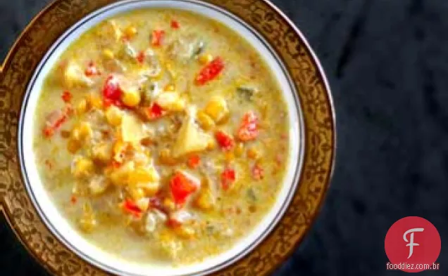 Adriene's Fall Corn Chowder