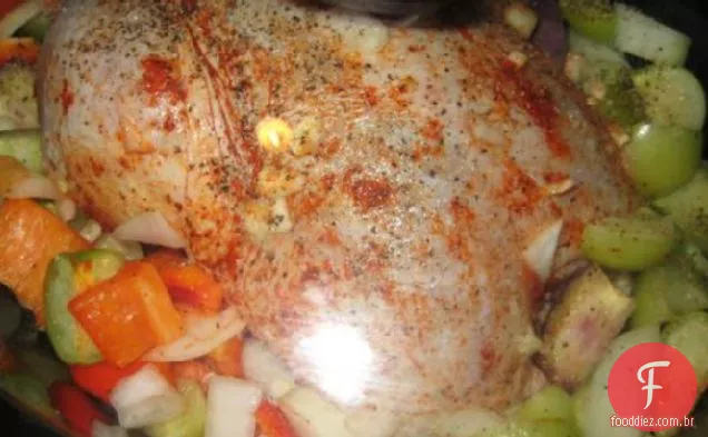 Crock Pot Frango Com Molho Tomatillos