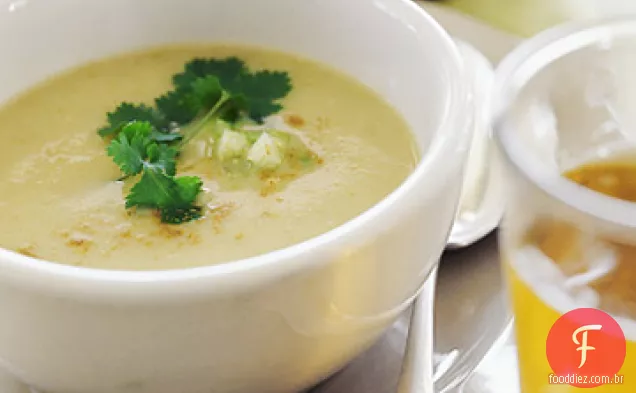 Chilled Buttermilk Tomatillo Soup