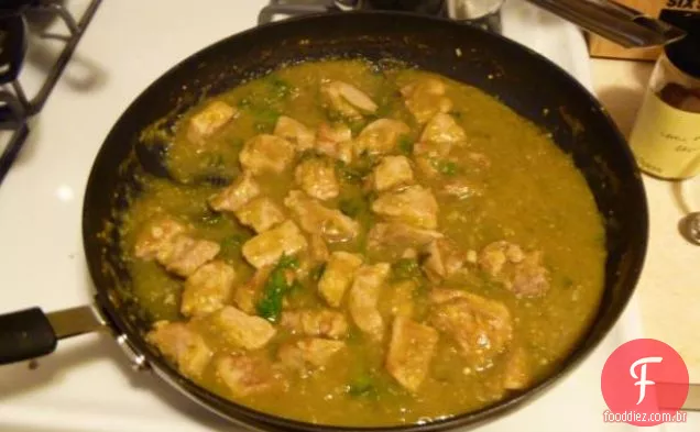 Carne de porco em Salsa Verde