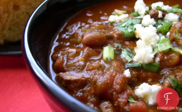 Smokey Slow Cooker Chili