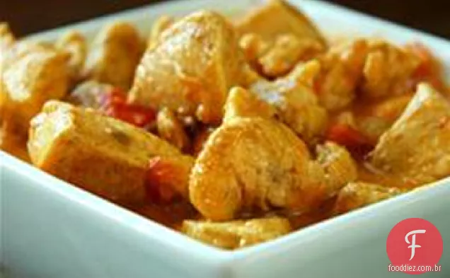 Frango De Coco Com Curry