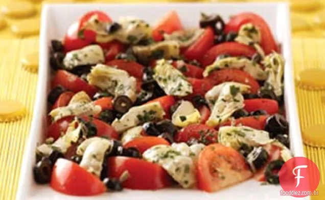 Receita De Salada De Tomate Alcachofra