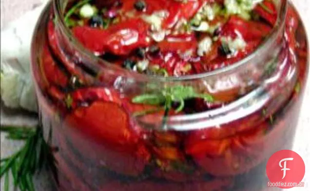 Tomates Herbados Secos Ao Forno