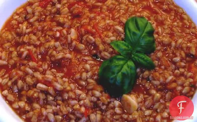 Arroz De Tomate Com Manjericão