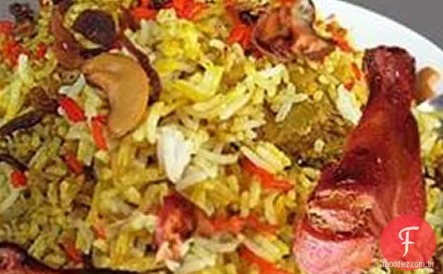 Autêntico Biryani Do Sul Da Índia