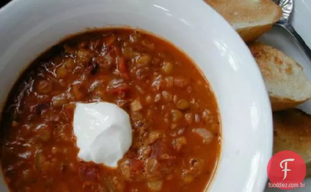 Sopa De Lentilha E Tomate