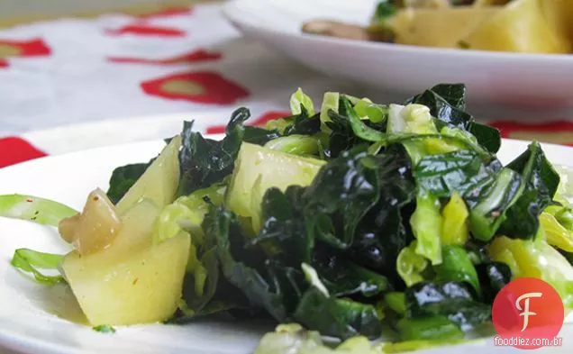 Salada De Couve E Couve De Bruxelas