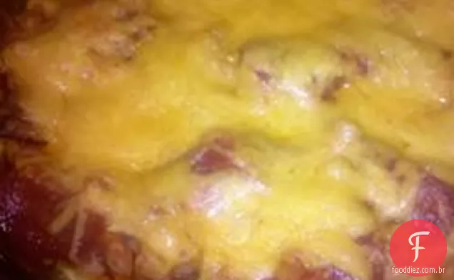 Macarrão cozido com Pepperoni