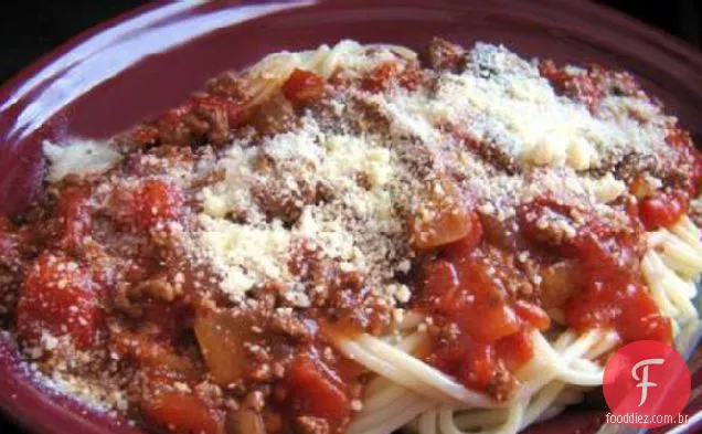 Carne (Menos) Molho De Tomate-Estilo Siciliano