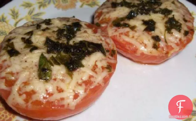 Tomates Parmesão Assados