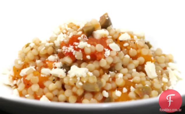 Cuscuz assado com tomate