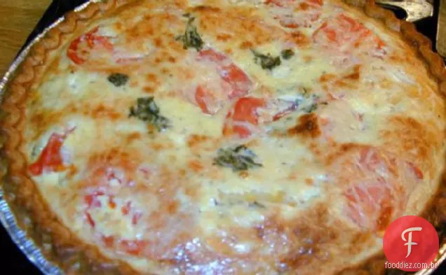 Tomate, Manjericão, Torta De Iogurte