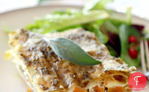 Bruxelas Sprout E Butternut Squash Lasagna
