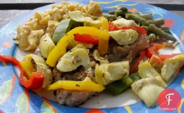 Costeletas De Vitela De Alcachofra