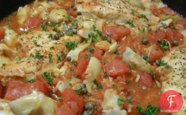 Frango De Alcachofra Fácil