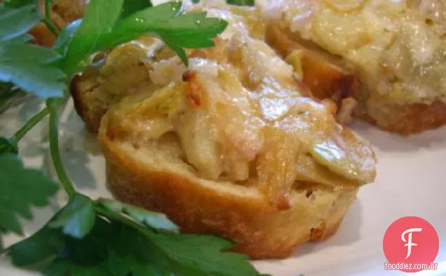 Alcachofra Bruschetta