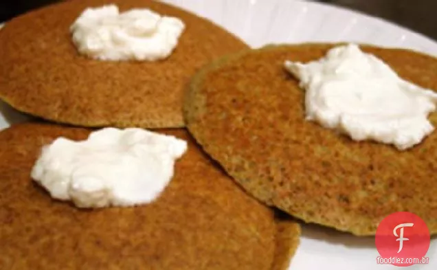 Panquecas De Alcachofra Com Queijo De Cabra