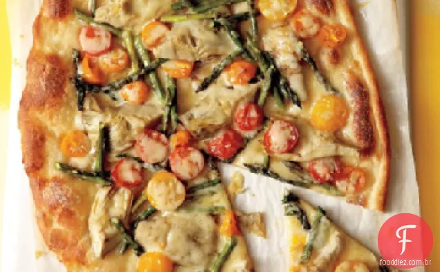 Pizzas Vegetais Primavera