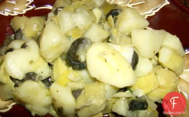 Salada De Alcachofra De Batata