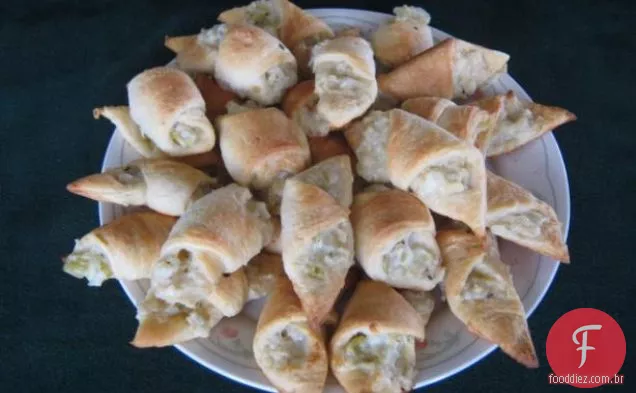 Fontina grelhada com alcachofras e cogumelos
