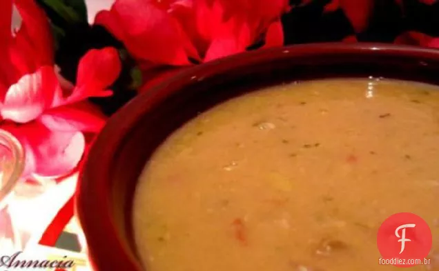 Sopa de Alcachofra e feijão branco da Floridanative