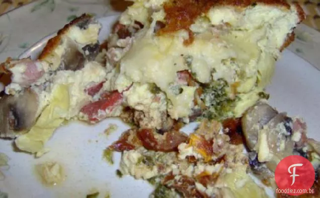 Fritada de alcachofra e pimenta vermelha (Ww 4 pontos)
