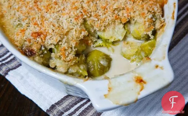 Couves De Bruxelas Gratinado